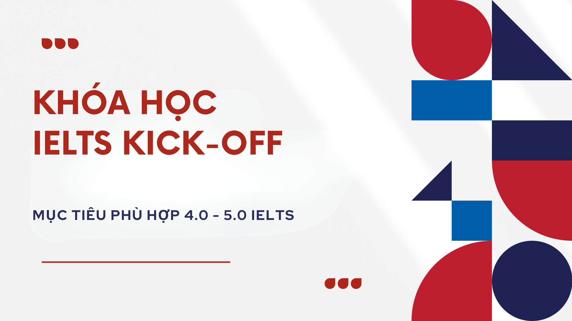 Ielts Kick Off